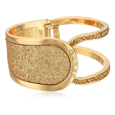 Guess Hinged with Stones and Glitter Bangle Bracelet