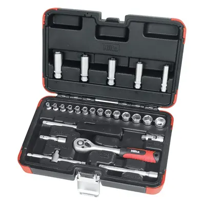 Hilka 25pce 1/4-inch Drive Socket Set