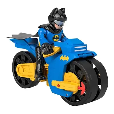 Imaginext DC Super Friends Batcyle and Batman