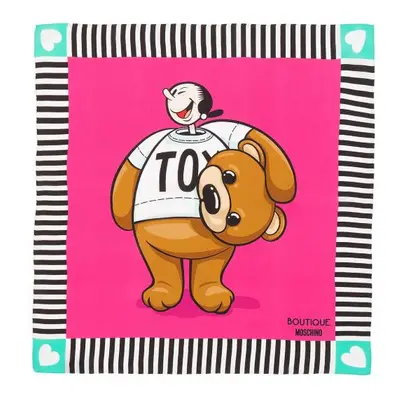 Moschino Boutique Olive Oyl as Toy Bear Scarf - Pink