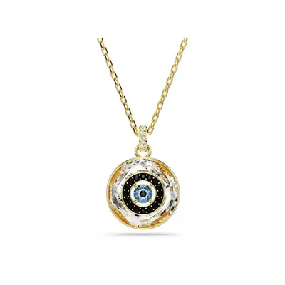 Symbolica Gold-tone Plated Evil Eye Blue Pendant