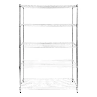 Wire Shelving Rack Tier Metal Storage Shelf Unit Stand Kitchen Office Garage