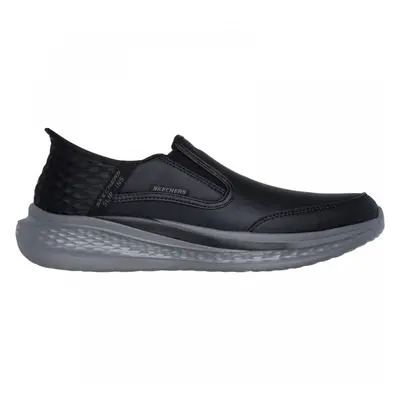 (12 (Adults')) Slip-ins Relaxed Fit: Slade Cooper | Black | Men's Smart Casual Slip-on Shoes