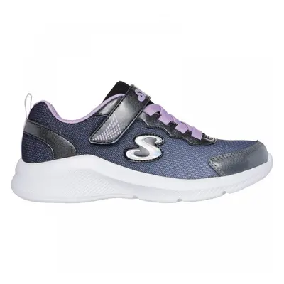 (13.5 (Children's)) Sole Swifters - Cutie Walk | Black/Lavender | Girl's Flexible Comfort Traine