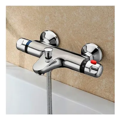 Wall Mounted Thermostatic Bath Shower Mixer Tap