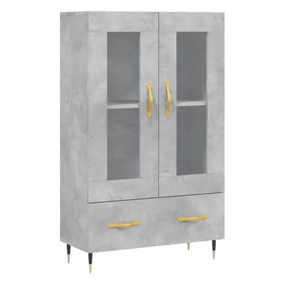 (concrete grey) vidaXL Highboard Sideboard Cupboard Side Cabinet Sonoma Oak Engineered Wood