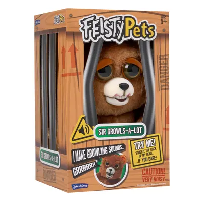 | Feisty Pets 10" Sir Growls-A-Lot: Squeeze the back of my headâ¦ if you dare! | Interactive Pl