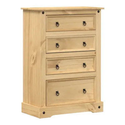 vidaXL Chest of Drawers Hall Storage Drawer Cabinet Sideboard Solid Wood Pine