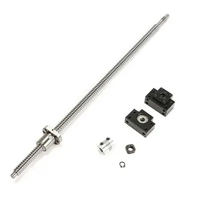 600mm Ball Screw with BK12 BF12 Supports and 6.35x10mm Coupler for CNC