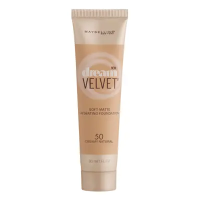 Maybelline New York Dream Velvet Soft-Matte Hydrating Foundation, Creamy Natural, fl. oz.