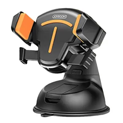 (Orange) Car Phone Holder T-type Suction Cup Rotation 4.0-6.7 Inch