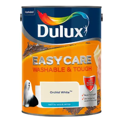 DULUX Easycare Washable & Tough MATT Colours 5L (Orchid White)