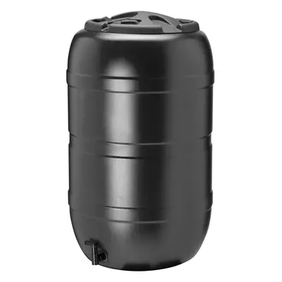 210L Standard Barrel Water Butt in BLACK