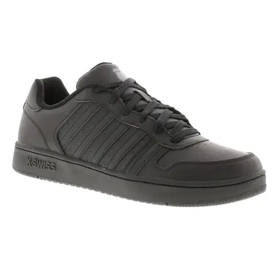 (Black, 10.5 (Adults')) K-Swiss Mens Trainers Court Palisades Leather Lace Up black UK Size