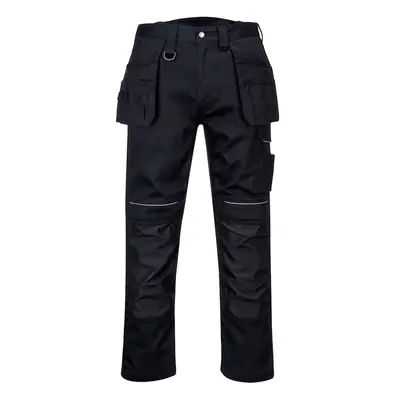 (Black, 40") Portwest Cotton Work Holster Trouser