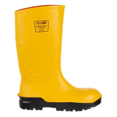 (Yellow, UK 8) Portwest PU Safety Wellington