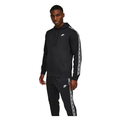 (Hoodie, X-Large) Nike Aries Club Tape Mens Tracksuit In Black