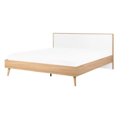 Bed SERRIS x cm (EU Super King) Wood Light Wood