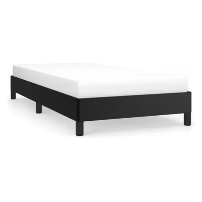 (black, cm/ 3ft single) vidaXL Bed Frame Mattress Foundation Upholstered Bed Bedstead Faux Leath