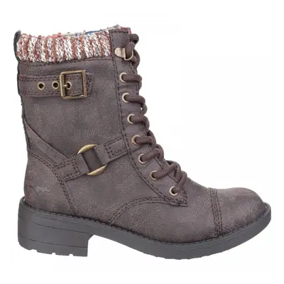 (7 (Adults')) Thunder Galaxy | Brown Galaxy | Women's Zip-Up Biker Ankle Boots