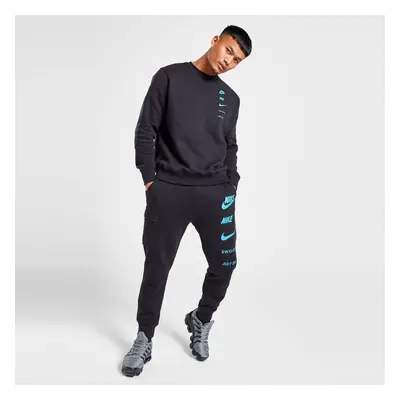 (Black, S) Nike Sportswear Standard Issue Mens Crew Tracksuit