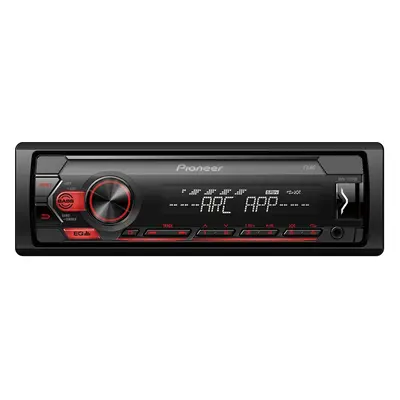 Pioneer MVH S120UB 1-Din Multimedia Receiver With Red Illumination