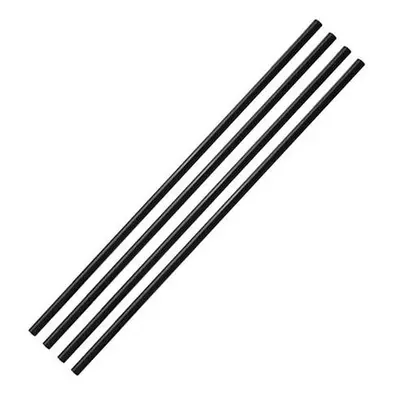 4pcs 500mm*12mm*10mm Black Carbon Fiber Tube Roll Wrapped Tube for Multicopter