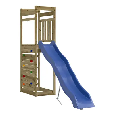 (solid impregnated pinewood) vidaXL Outdoor Playset Playhouse Play Tower Playground Set Solid Wo