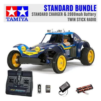 TAMIYA RC Holiday Buggy DT-02 1:10 Standard Stick Radio Bundle