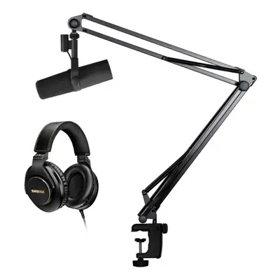 Shure SM7B Vocal Microphone, Boom Arm and SRH8400A Headphones Bundle