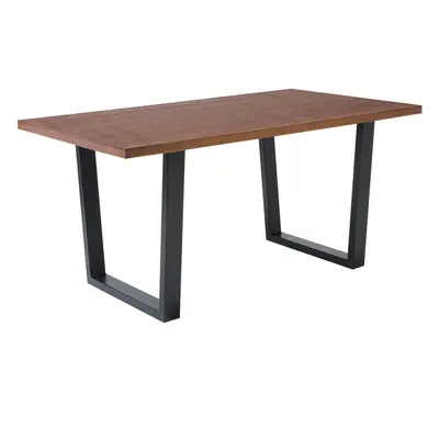 Dining Table AUSTIN Wood-like Dark Wood