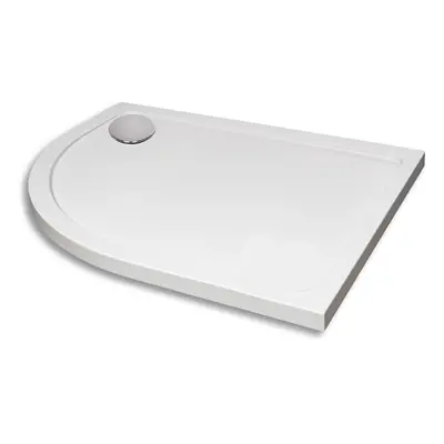 Offset Quadrant Shower Tray Left Hand 900x760mm - Jewel by Voda Design