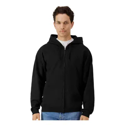 (3XL, Black) Gildan Mens Softstyle Midweight Full Zip Hoodie