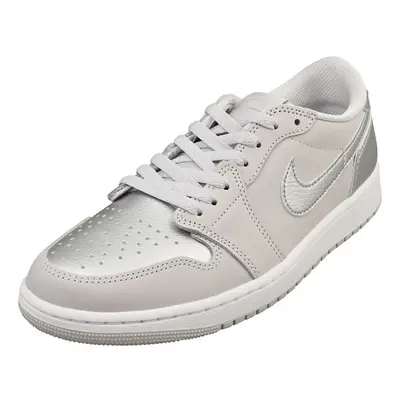 (9.5) Nike Air Jordan Retro Low Og Mens Fashion Trainers in Grey Silver