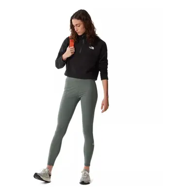 (S) The North Face Womens Glacier Fleece Cropped Â¼ Zip Top in Black