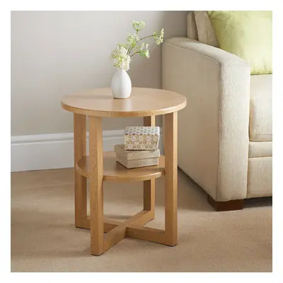 Small Oak Side Coffee Table - G-0089