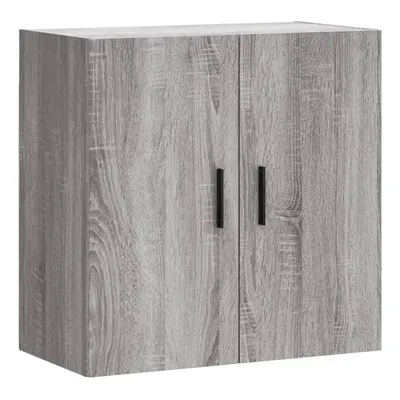 (grey sonoma) vidaXL Wall Cabinet Storage Cabinet Display Cabinet Brown Oak Engineered Wood