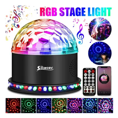 Dome Crystal Magic Ball Bluetooth Remote Control Stage Light