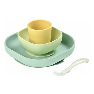 Beaba Silicone Meal Set (4 pcs) - Natural