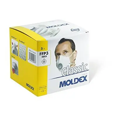 Moldex Classic FFP3 NRD Valved Mask, Non Reusable, Pack of