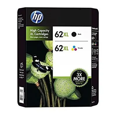 Hewlett Packard 62xl Black and 62xl Colour Combo Pack