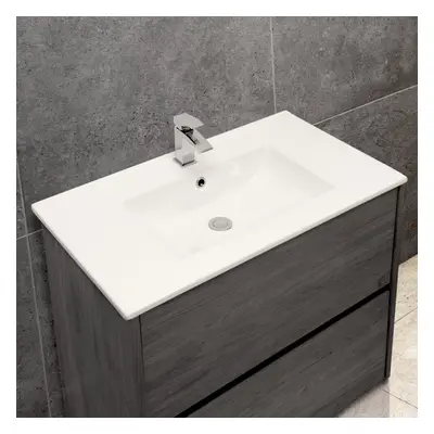 (81cm, Scooped - Thin Edge) Ceramic Inset Basins Various Sizes and Styles