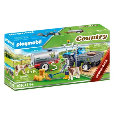 Playmobil Country Loading Tractor with Water Tank