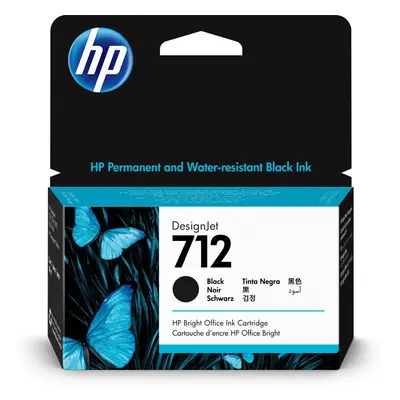 HP 3ED70A (712) Ink cartridge black, 38ml