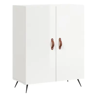 (high gloss white) vidaXL Sideboard Storage Cabinet Cupboard Buffet Side Cabinet Engineered Wood