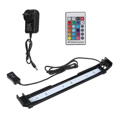 (AU Plug) 32CM Aquarium Cover Lighting Color Change Dimmable LED Light Bar Suitable for Aquarium