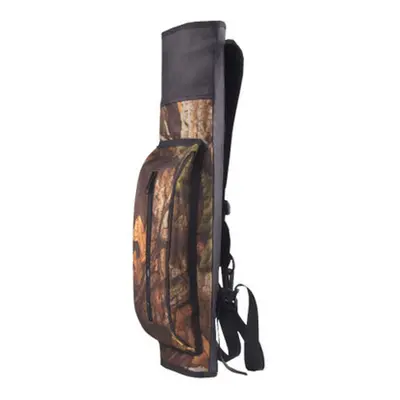 (Camouflage) Archery Quiver Back Waist Shoulder Bag Arrow Bow Holder Pouch for Bows Arrows