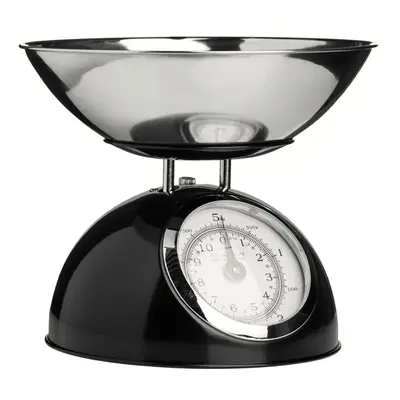 Premier Housewares Black Half Circle Design Kitchen Scale - 5kg