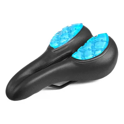 Bike Saddles Silicone Waterproof Breathable Double Spring Shock Absorption