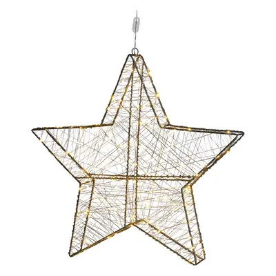 Wall Decor Star KURULA Metal Silver cm